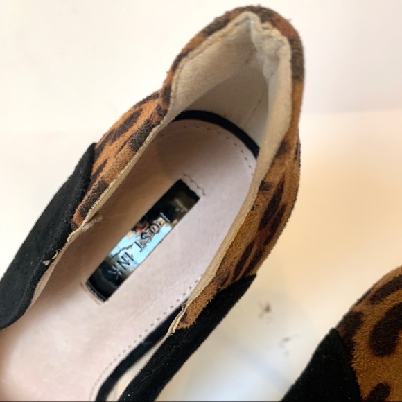 Lost Ink Tammy leopard print pumps - Picture 4 of 8